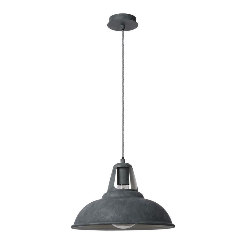 Lampa Wisząca Industrialna Markit | Szara Lucide - Kup Teraz!