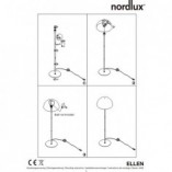 Lampa podłogowa skandynawska Ellen biała Nordlux | Kup teraz