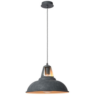 Lampa Wisząca Industrialna Markit | Szara Lucide - Kup Teraz!