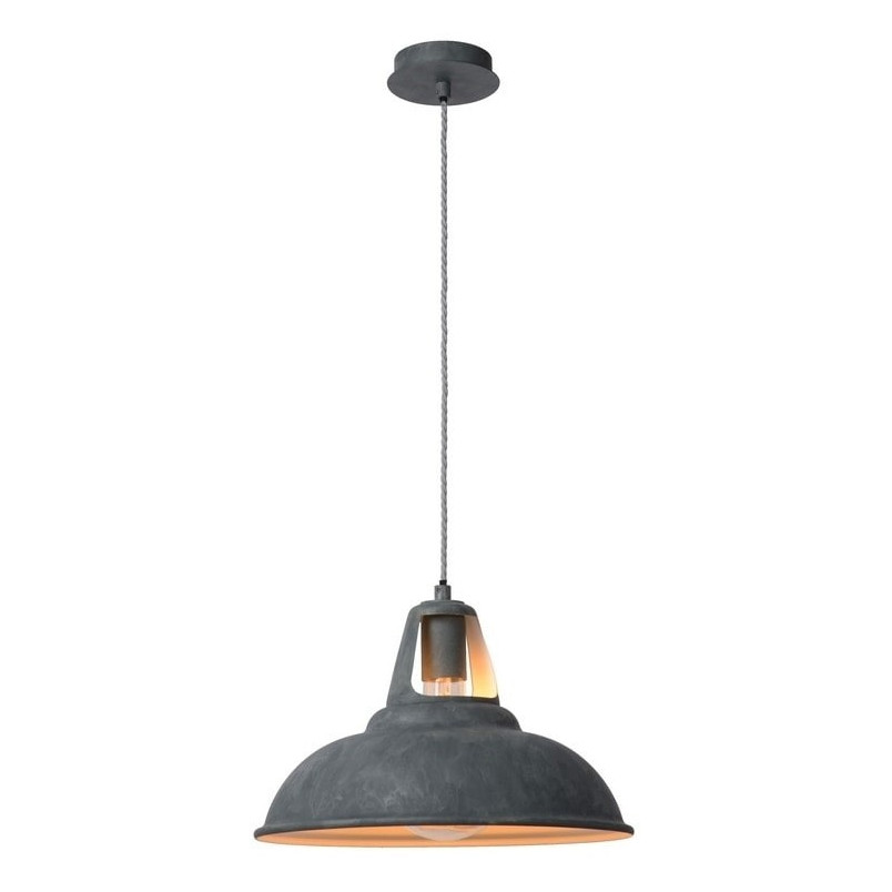Lampa Wisząca Industrialna Markit | Szara Lucide - Kup Teraz!