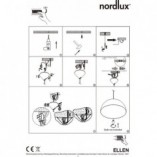 Lampa wisząca Ellen biała Nordlux | Skandynawski design