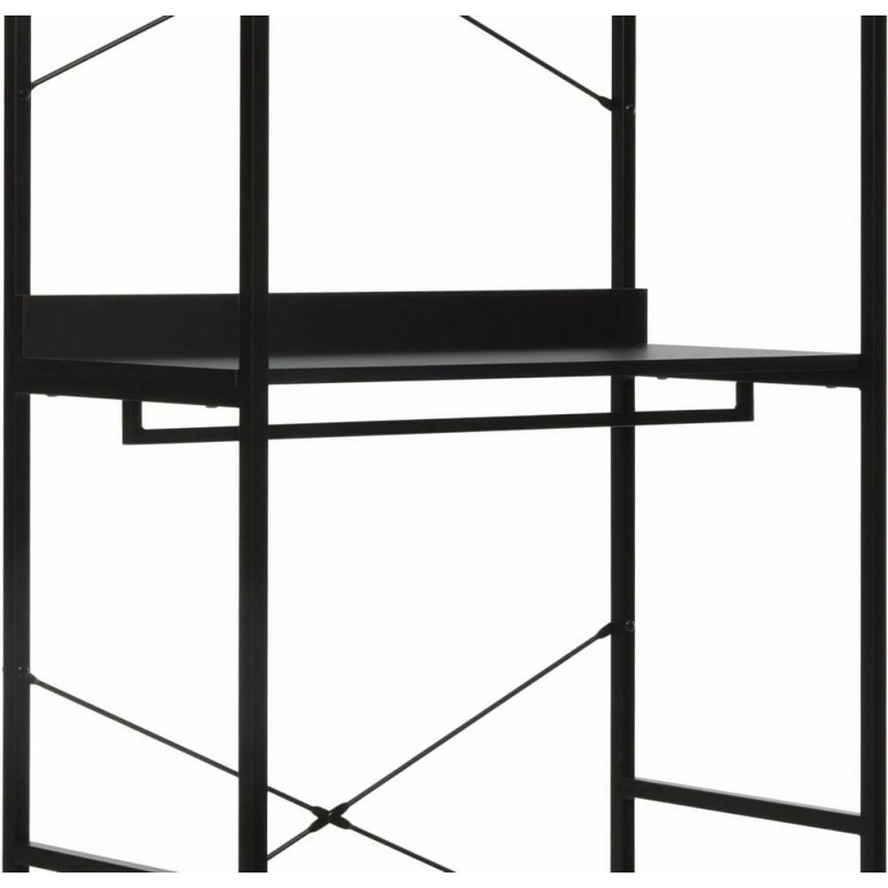 Regał stojący Rin A czarny Signal - 80x40x200cm