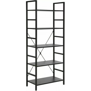 Regał loft na nóżkach Loft R5 60x30x146cm czarny Signal