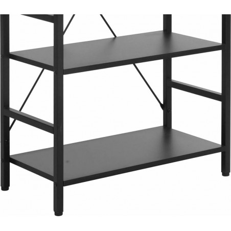 Regał Loft Czarny Signal R5 60x30x115cm - Stylowe Meble