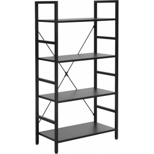Regał loft na nóżkach Loft R5 60x30x115cm czarny Signal
