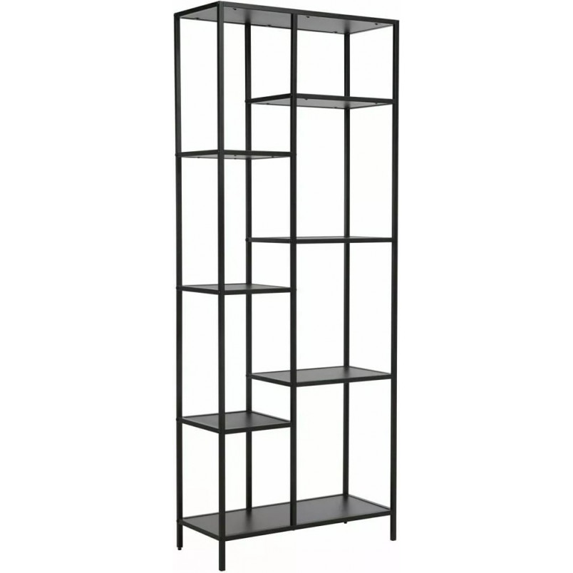 Regał loft Costa czarny Signal - Styl industrialny | Sklep z meblami