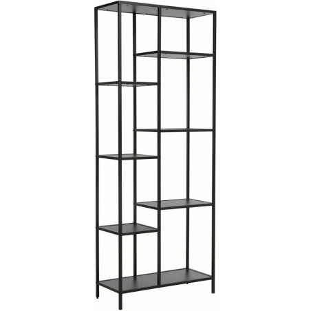 Regał loft Costa czarny Signal - Styl industrialny | Sklep z meblami
