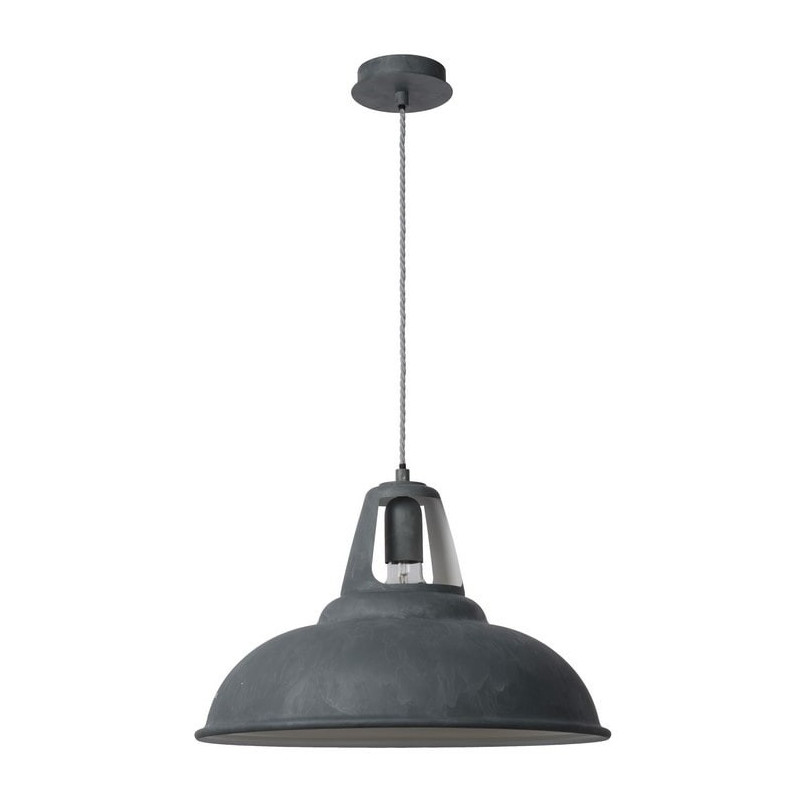 Lampa Wisząca Industrialna Markit | Szara | Lucide