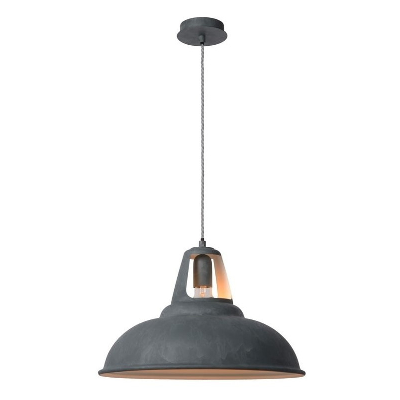 Lampa Wisząca Industrialna Markit | Szara | Lucide