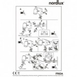 Kinkiet Nordlux Frida biały - Skandynawski design z włącznikiem