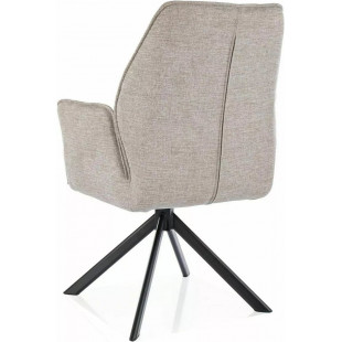 Krzesło fotelowe obrotowe Hugo beż Signal - Komfort i styl
