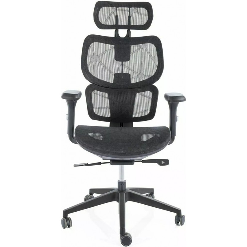 Fotel biurowy Signal Devon czarny - Komfort i ergonomia