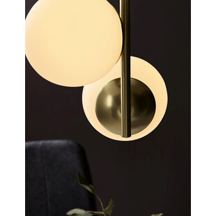 Lampa wisząca Lilly - szklane kule, mosiądz, Nordlux | Sklep