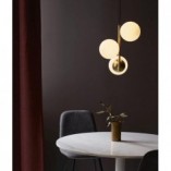 Lampa wisząca Lilly - szklane kule, mosiądz, Nordlux | Sklep
