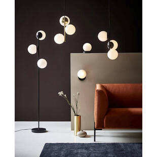 Lampa wisząca Lilly - szklane kule, mosiądz, Nordlux | Sklep