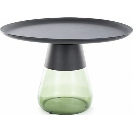 Stolik kawowy Tiffany Signal | Szkło, Metal | 70cm