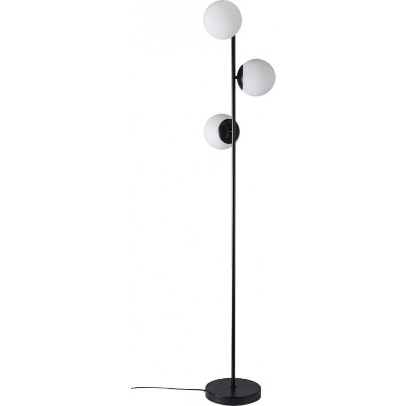 Lampa podłogowa Lilly Nordlux - Szklane Kule, Biały/Czarny