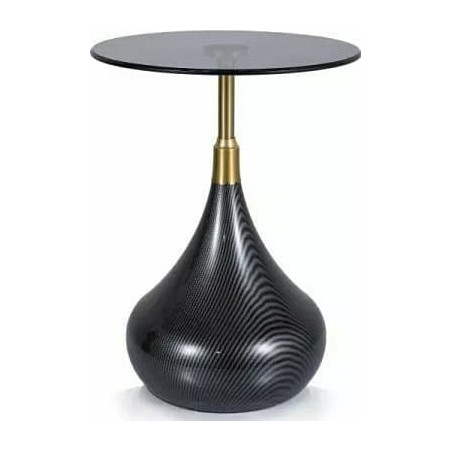 Stolik boczny szklany Taurus 40cm - Signal | Elegancki design