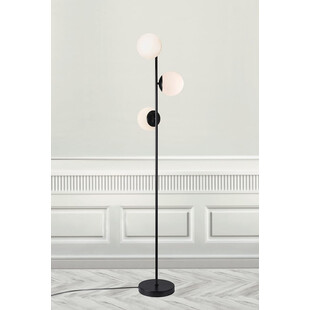Lampa podłogowa Lilly Nordlux - Szklane Kule, Biały/Czarny