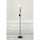Lampa podłogowa Lilly Nordlux - Szklane Kule, Biały/Czarny