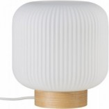 Lampa stołowa Milford Nordlux - szkło, drewno, styl Skandynawski