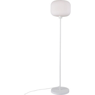 Lampa podłogowa szklana Milford Biała marki Nordlux