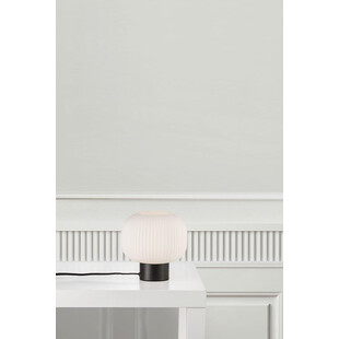 Lampa stołowa Milford | Nordlux | Szklany klosz, styl Japandi