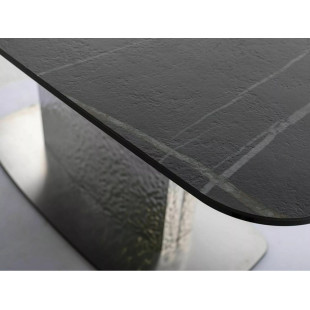 Stół ceramiczny Signal Moncler 160-240x90 czarny - Kup online!