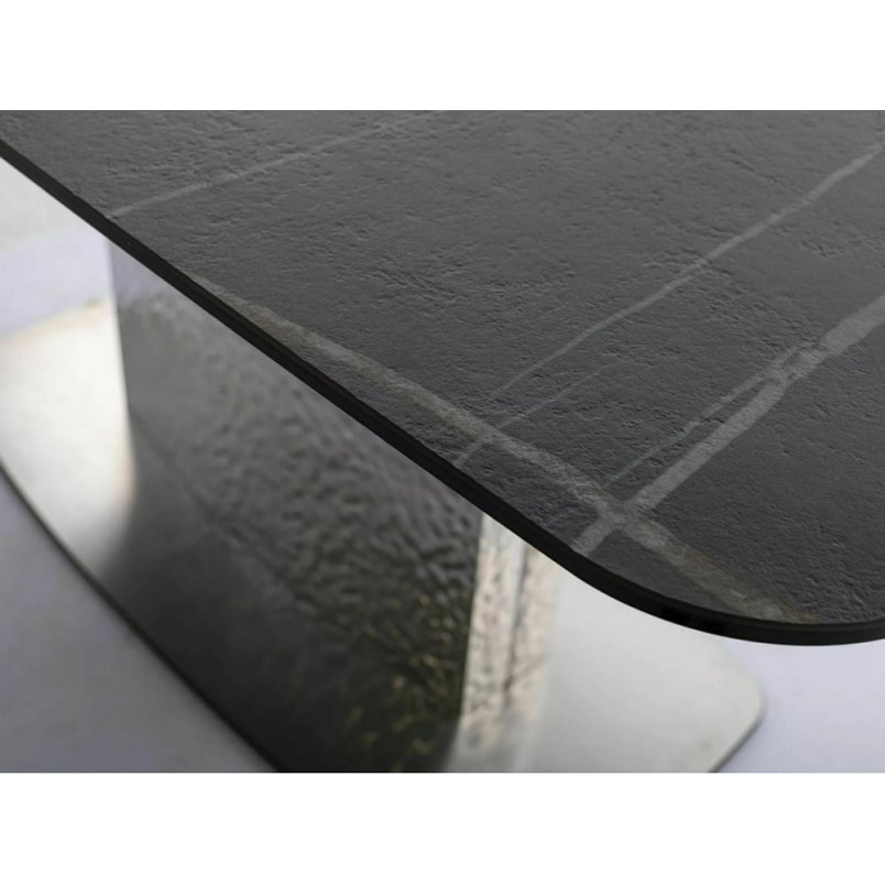 Stół ceramiczny Signal Moncler 160-240x90 czarny - Kup online!