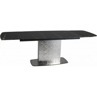Stół ceramiczny Signal Moncler 160-240x90 czarny - Kup online!