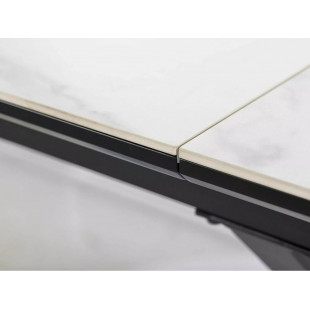 Stół rozkładany Signal Logan: Biały marmur, 160-200x90cm - Kup Teraz!