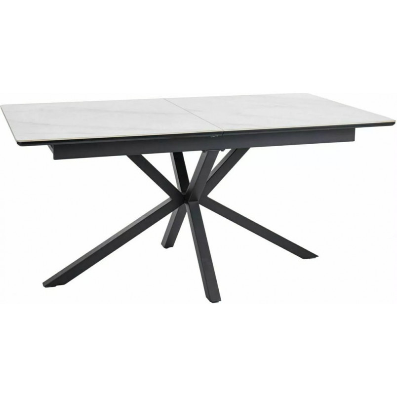 Stół rozkładany Signal Logan: Biały marmur, 160-200x90cm - Kup Teraz!