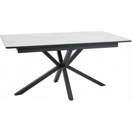 Stół rozkładany Signal Logan: Biały marmur, 160-200x90cm - Kup Teraz!
