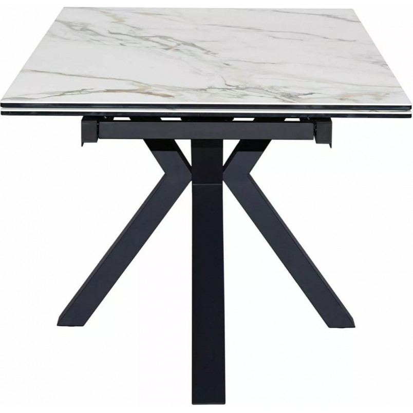 Stół rozkładany biały Signal Columbus 160-240x90cm | Sklep meblowy