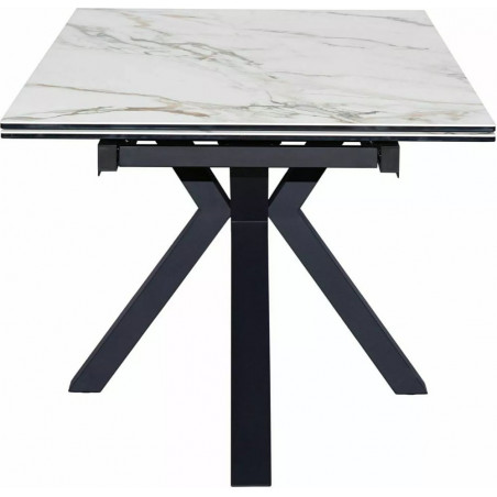 Stół rozkładany biały Signal Columbus 160-240x90cm | Sklep meblowy