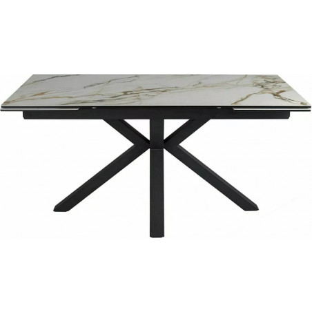 Stół rozkładany biały Signal Columbus 160-240x90cm | Sklep meblowy