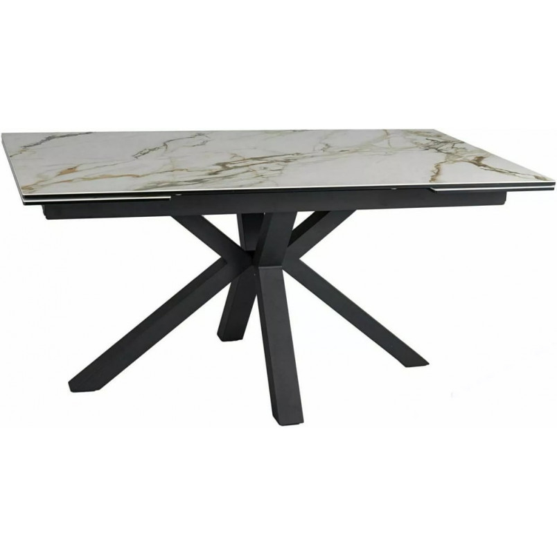 Stół rozkładany biały Signal Columbus 160-240x90cm | Sklep meblowy