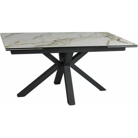 Stół rozkładany biały Signal Columbus 160-240x90cm | Sklep meblowy