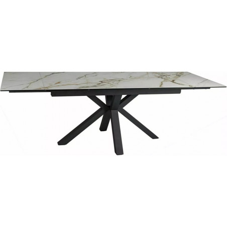 Stół rozkładany biały Signal Columbus 160-240x90cm | Sklep meblowy