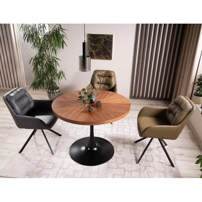 Stół okrągły Amadeo 80cm Signal - Elegancki design