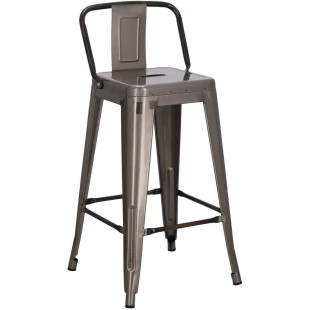 Hoker metalowy Paris Back - Styl industrialny | D2 Design