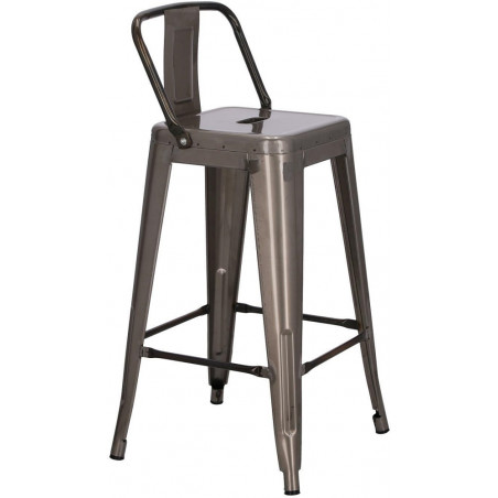 Hoker metalowy Paris Back - Styl industrialny | D2 Design