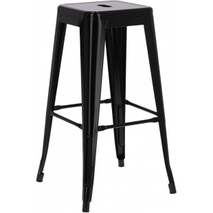 Hoker metalowy Paris 75cm czarny | D2.Design - Stylowy i solidny