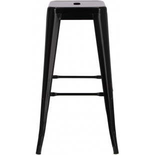 Hoker metalowy Paris 75cm czarny | D2.Design - Stylowy i solidny