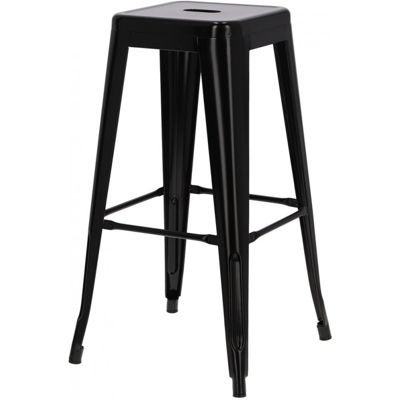 Hoker metalowy Paris 75cm czarny | D2.Design - Stylowy i solidny