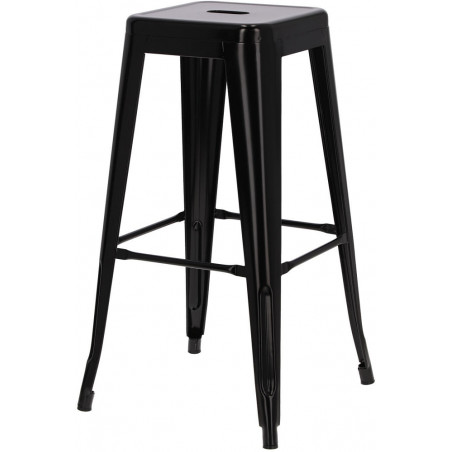 Hoker metalowy Paris 75cm czarny | D2.Design - Stylowy i solidny