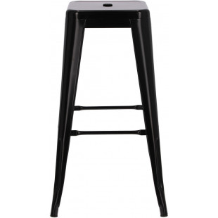 Hoker metalowy Paris 75cm czarny | D2.Design - Stylowy i solidny
