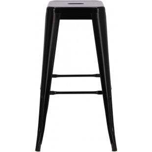 Hoker metalowy Paris 75cm czarny | D2.Design - Stylowy i solidny