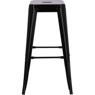 Hoker metalowy Paris 75cm czarny | D2.Design - Stylowy i solidny