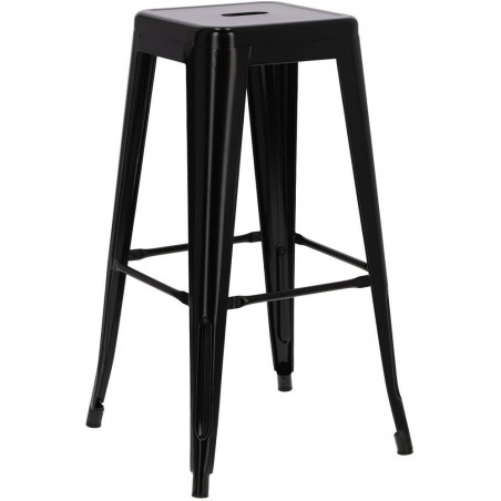 Hoker metalowy Paris 75cm czarny | D2.Design - Stylowy i solidny